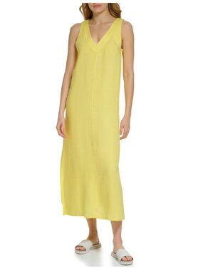 DKNY Women's Linen Maxi Dress